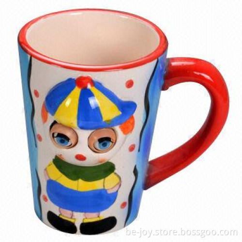 11oz cartoon ceramic mug, various artworks are available, OEM orders are welcome